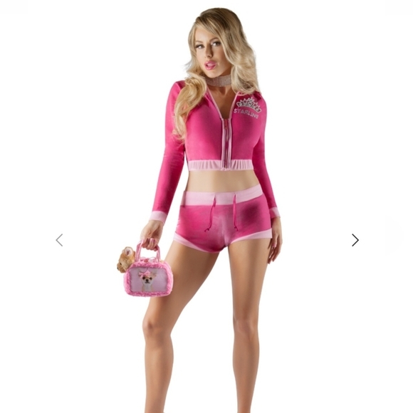 Dolls Kill Pants - NWT Dolls Kill Sexy Barbie Miss Beverly Hills Costume